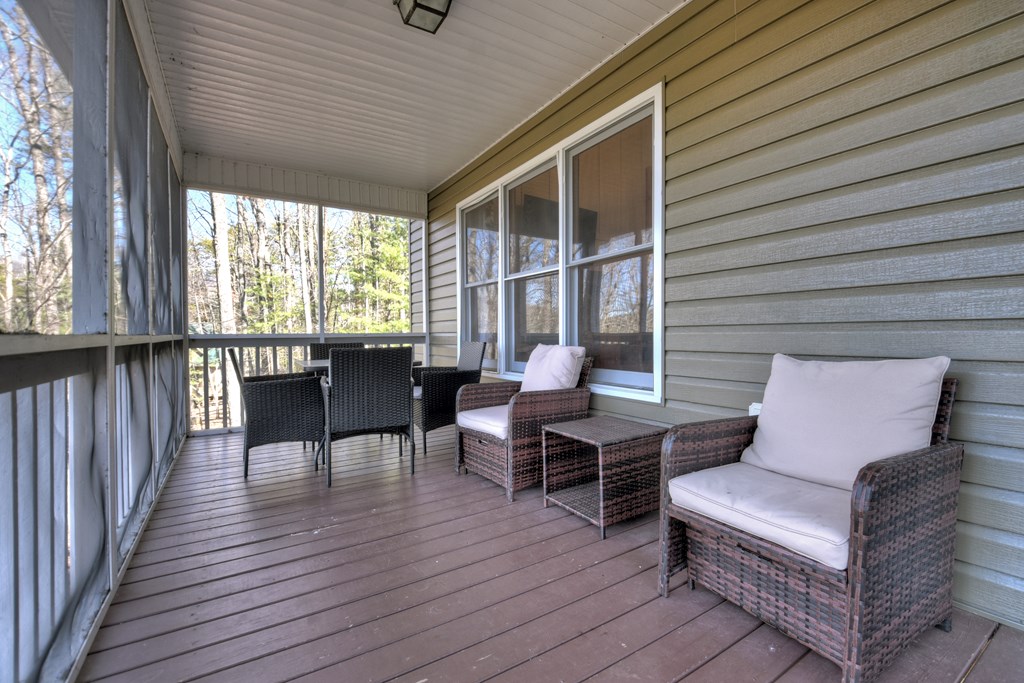 169 Pine Ridge Road Ellijay, GA 30536 - Photo 29 of 37 Main level Screened porch