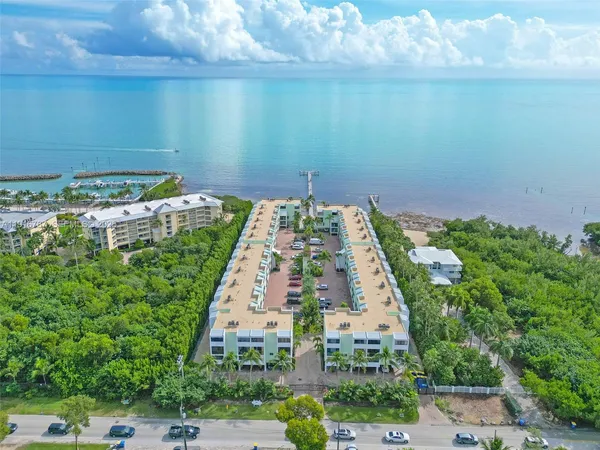 a view of lake with city view