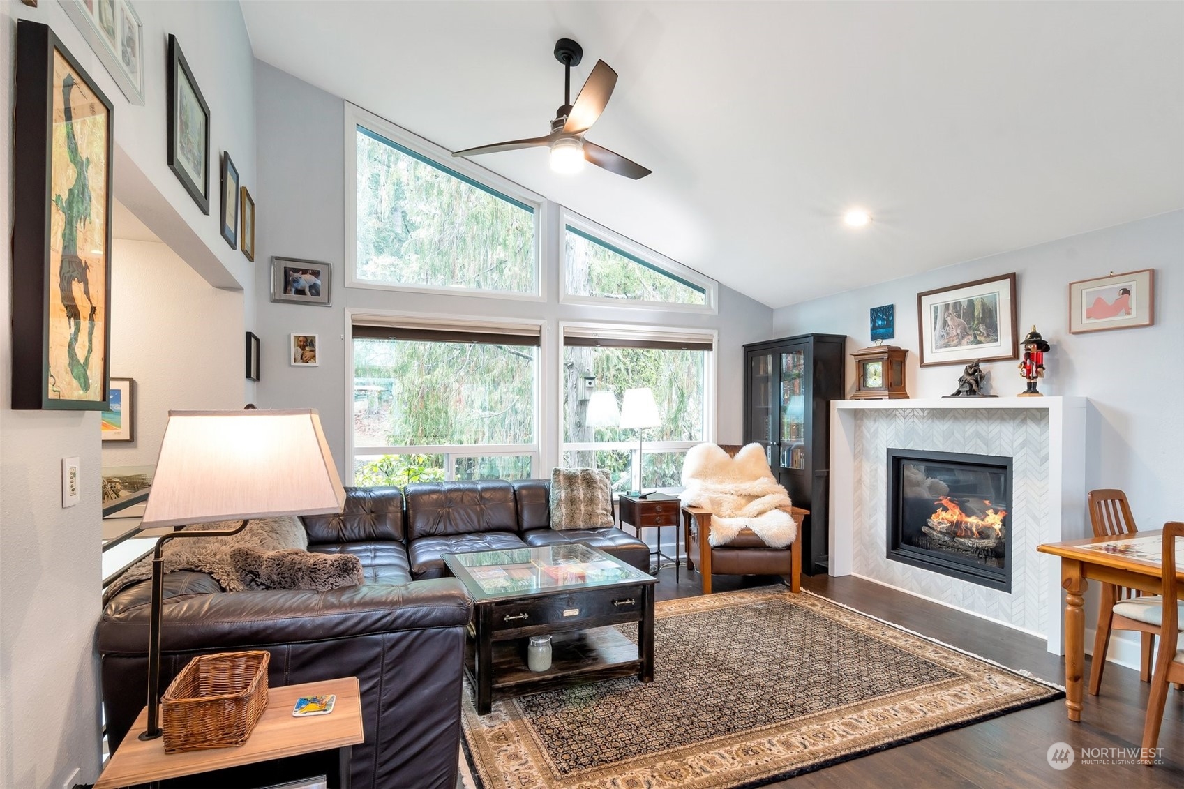 22205 5th Drive Southeast Bothell, WA 98021 - Photo 6 of 15 a living room with furniture and a fireplace