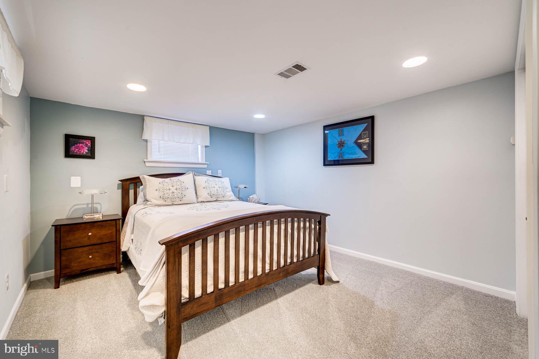5902 Frederick Street Springfield, VA 22150 - Photo 33 of 46 Lower Level Bonus Bedroom with Ensuite Bath