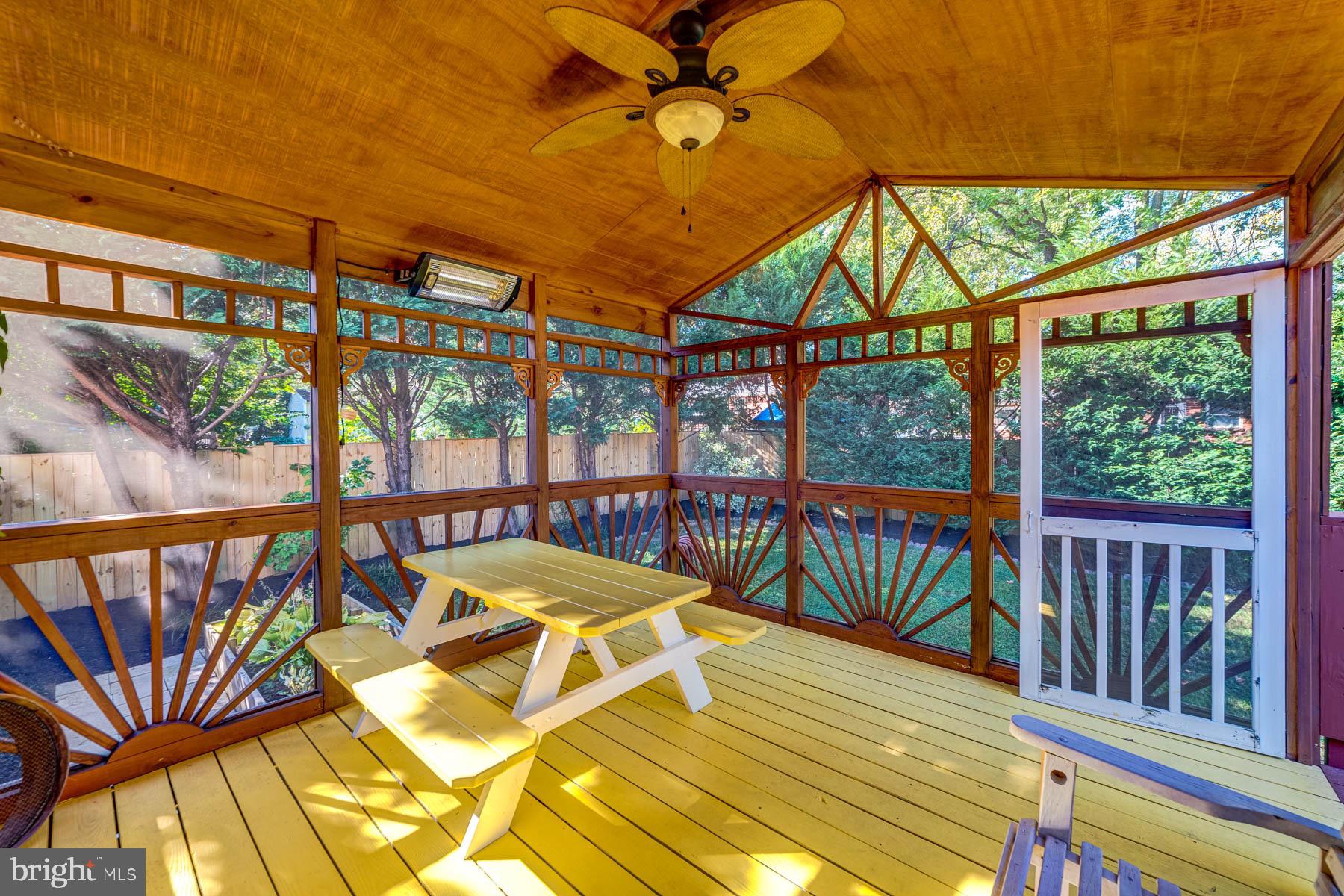 5902 Frederick Street Springfield, VA 22150 - Photo 37 of 46 Sunny Screened Porch