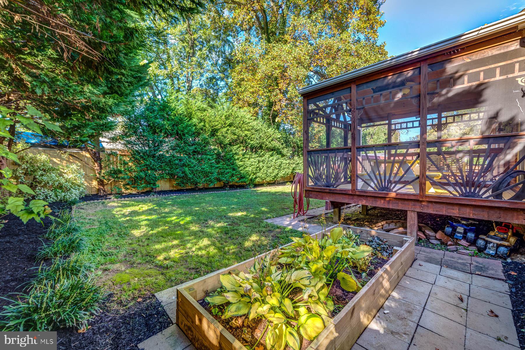 5902 Frederick Street Springfield, VA 22150 - Photo 40 of 46 Fully Fenced Yard with Beautiful Landscaping