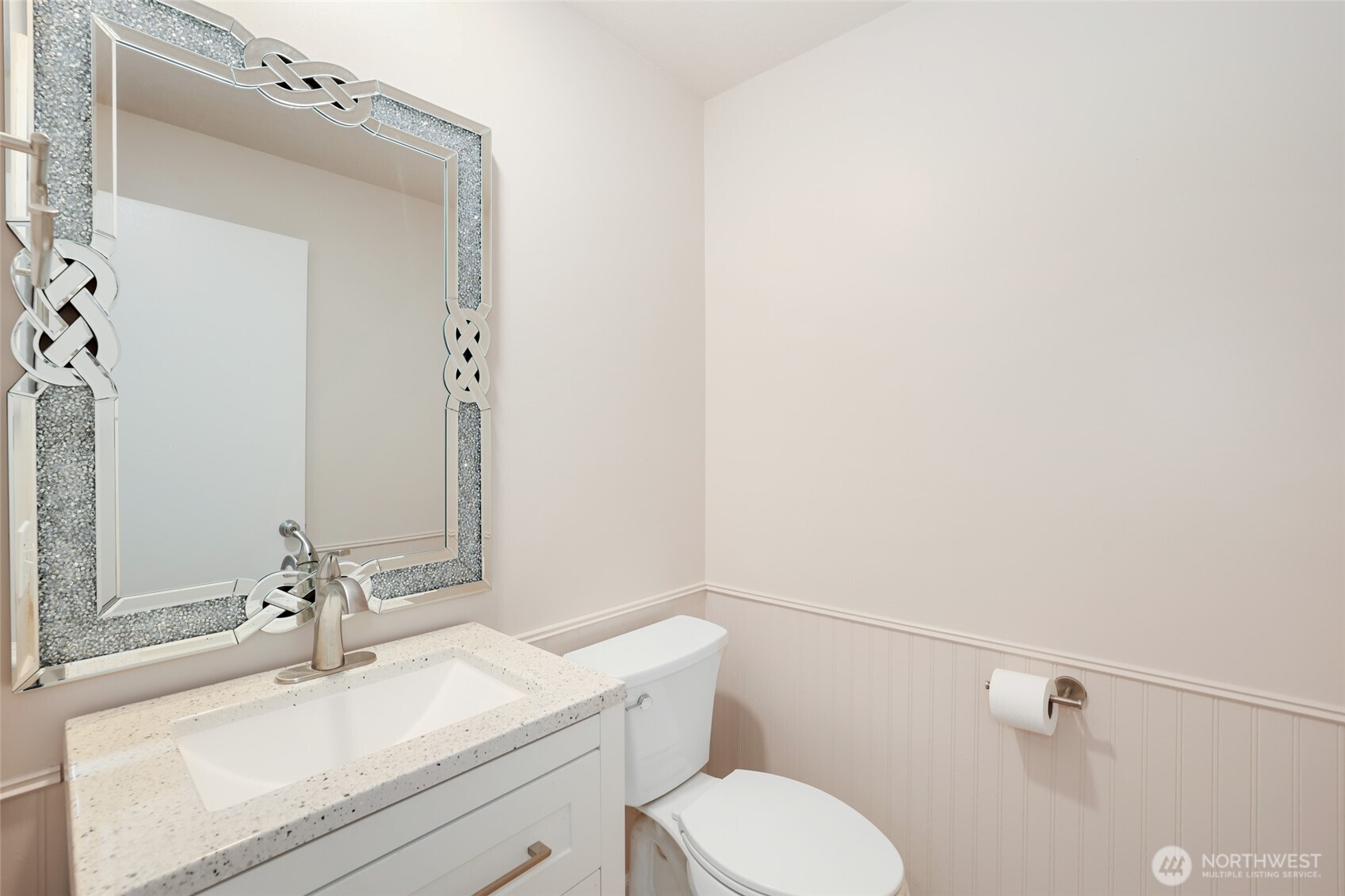 2940 Kennewick Place Northeast Renton, WA 98056 - Photo 12 of 37 a bathroom with a sink vanity mirror and toilet