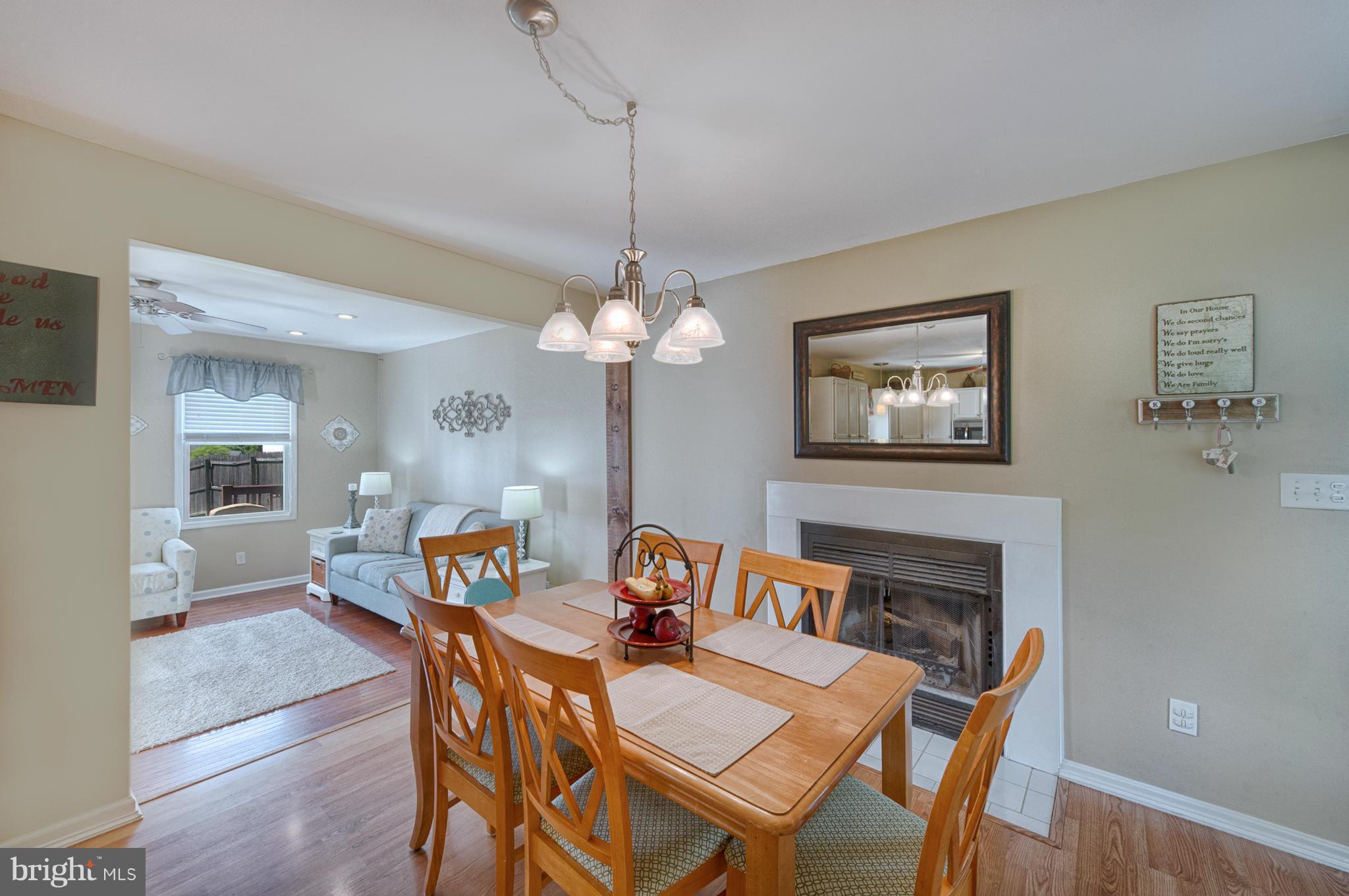 955 East Macphail Road Bel Air, MD 21015 - Photo 6 of 30 Dining Room - Fireplace!!