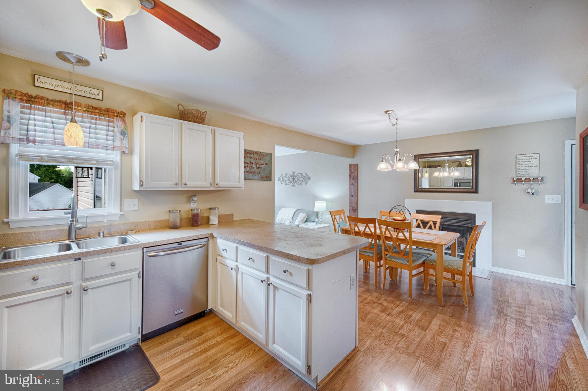 955 East Macphail Road Bel Air, MD 21015 - Photo 8 of 30 Kitchen - Ceiling Fan!