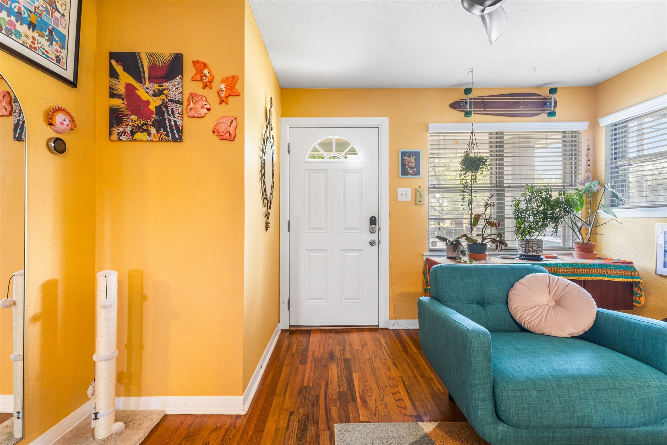 405 West 17th Street Georgetown, TX 78626 - Photo 5 of 21 a living room with furniture and a large window