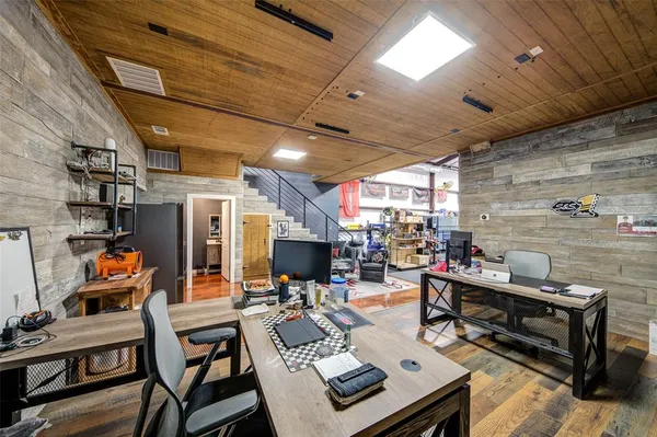 a outdoor space with furniture