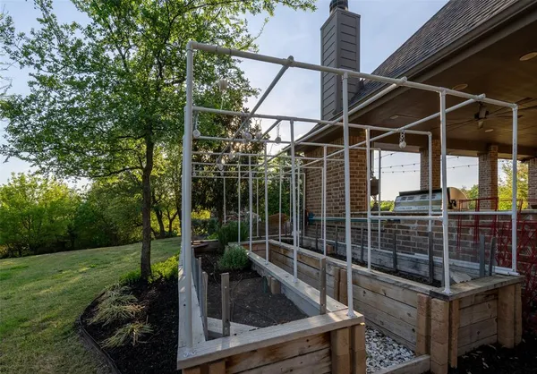 a view of outdoor space and yard