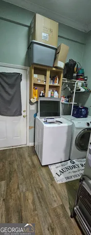 a room with lots of storage and utility