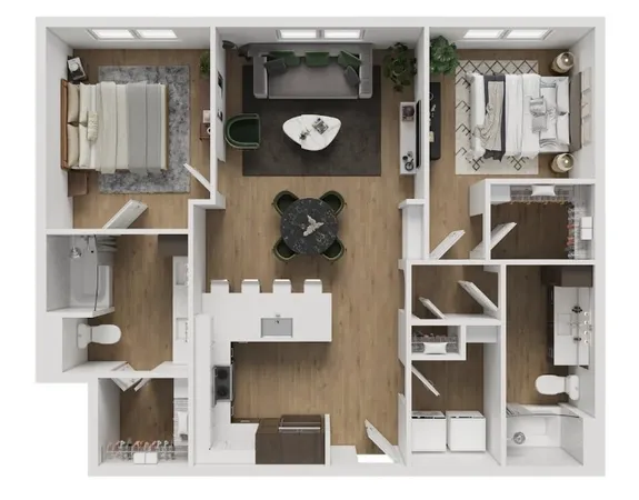 a view of living room with furniture and window