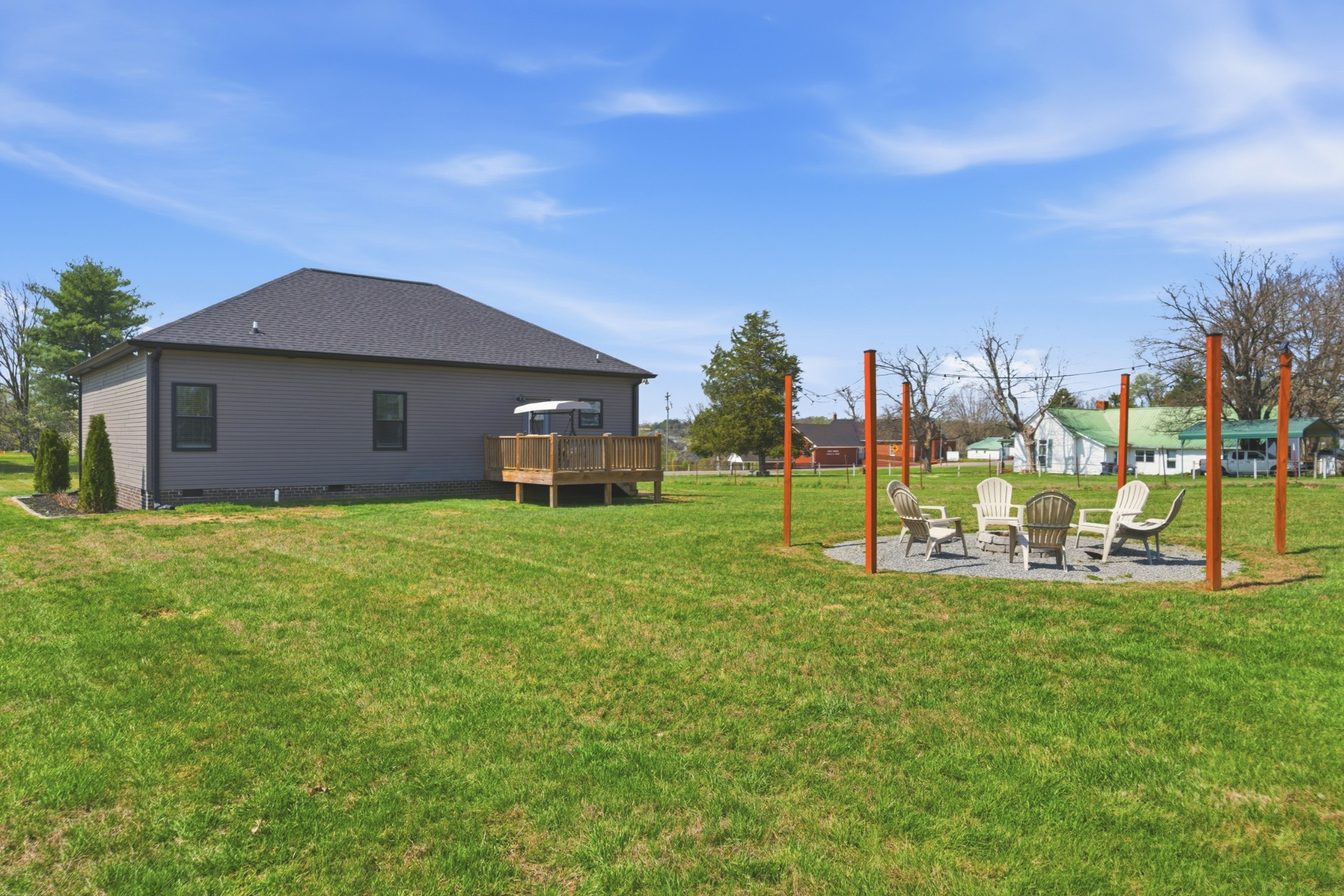 1502 Rock Bridge Road Bethpage, TN 37022 - Photo 29 of 40 a view of a house with backyard porch and garden