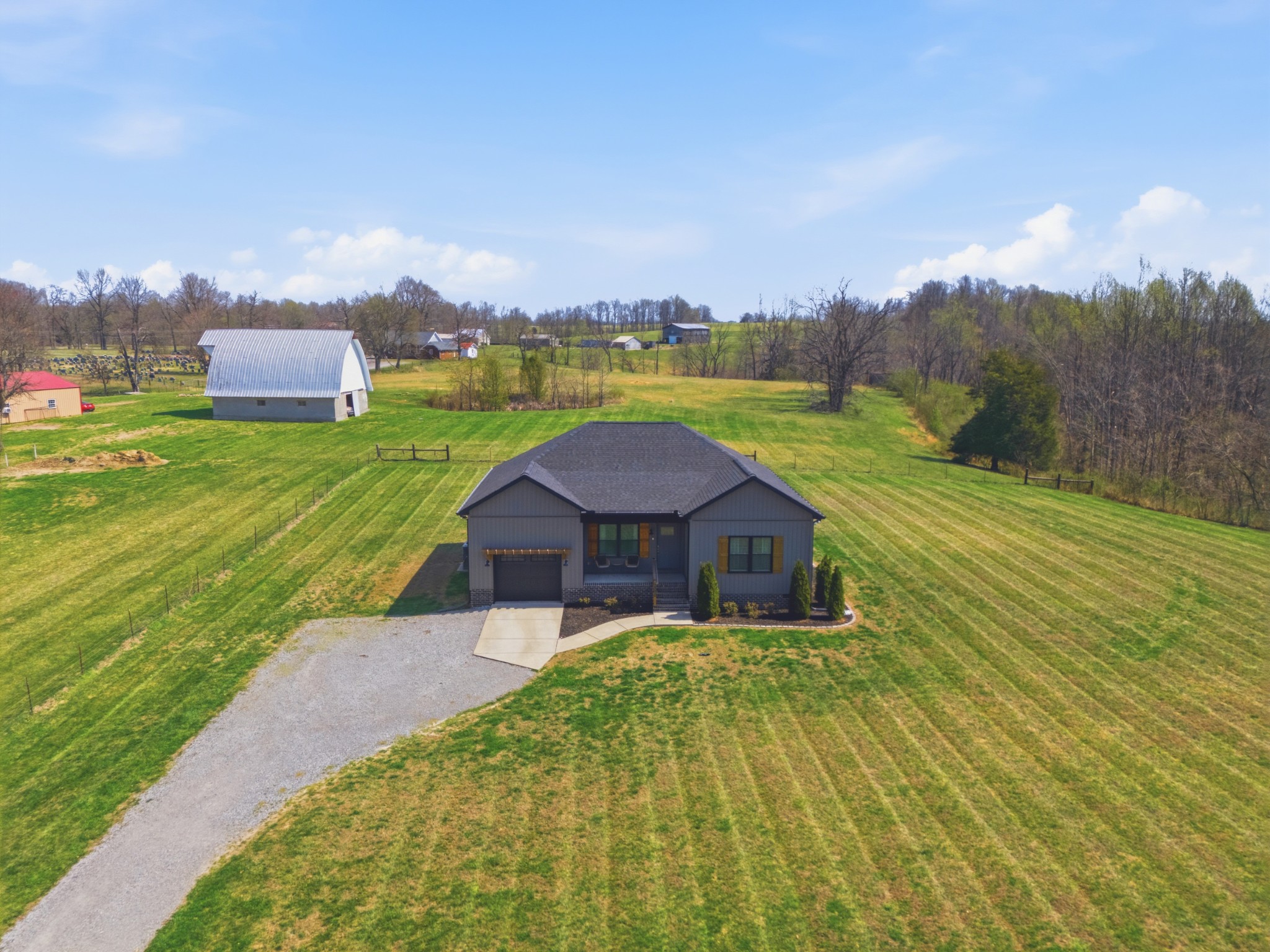 1502 Rock Bridge Road Bethpage, TN 37022 - Photo 32 of 40 an aerial view of a house with big yard