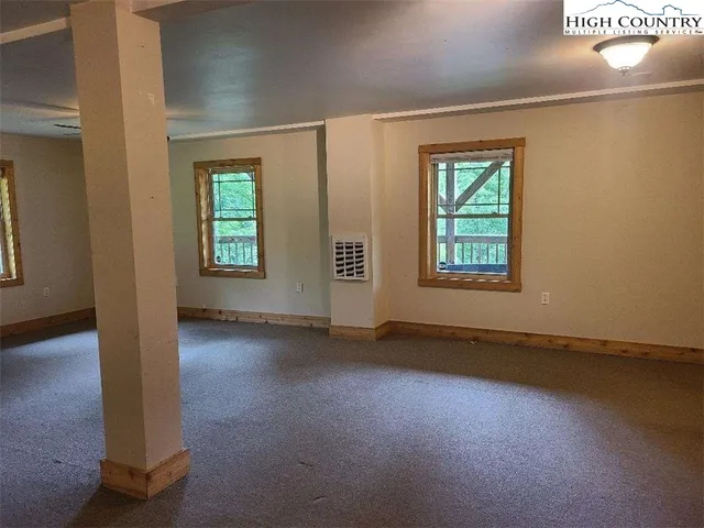 a view of empty room