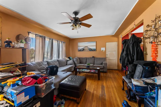 a bedroom with bed and a window