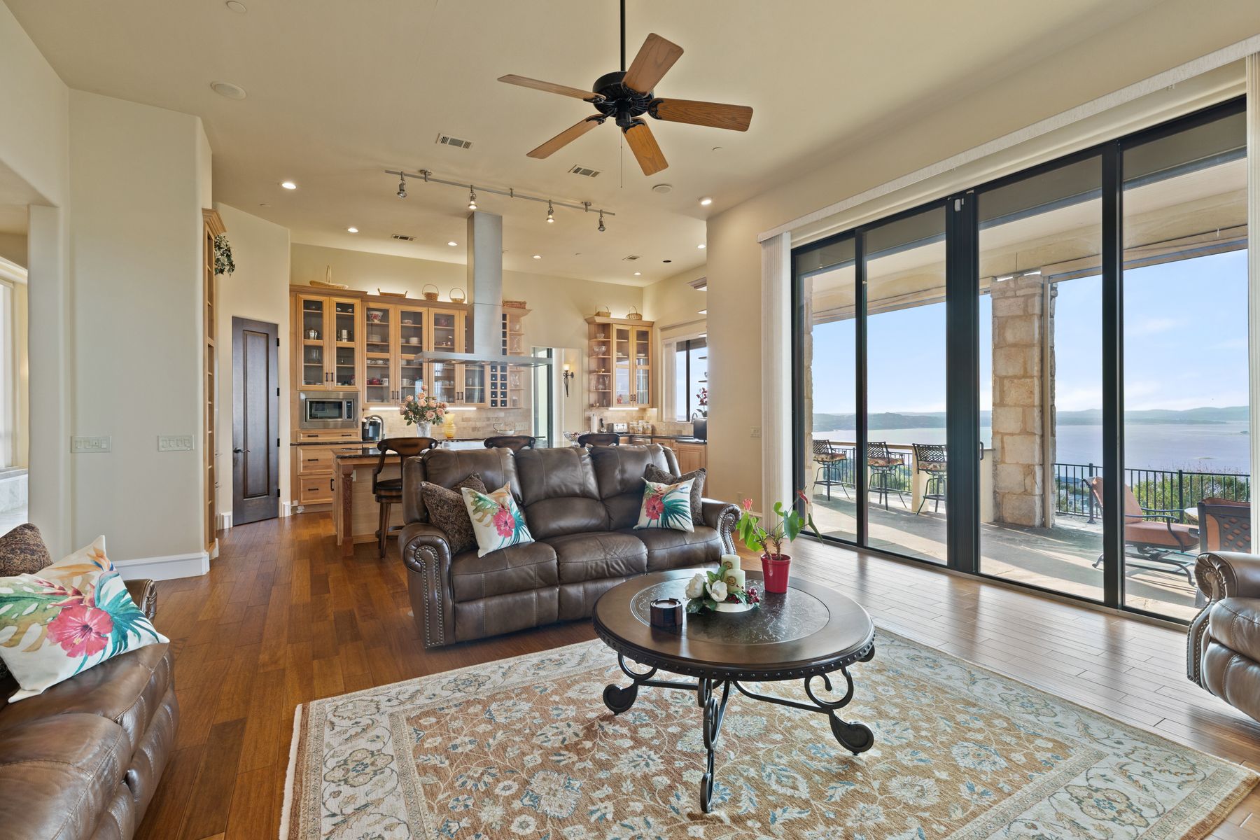 12600 Lyndon Drive Austin, TX 78732 - Photo 9 of 37 a living room with furniture and a large window