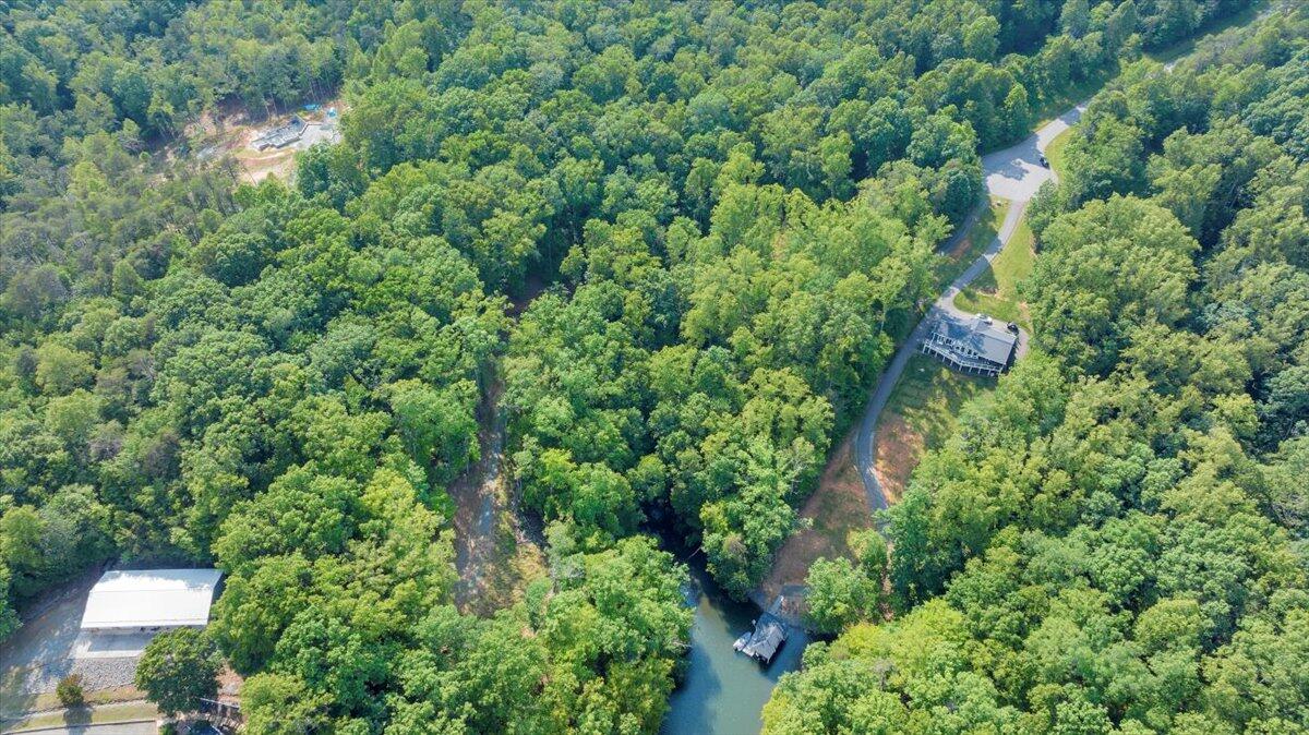 Lot 1 Windlass Road Moneta, VA 24121 - Photo 14 of 55 an aerial view of residential house with outdoor space and trees all around