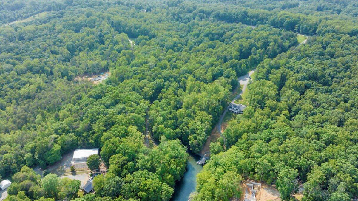 Lot 1 Windlass Road Moneta, VA 24121 - Photo 15 of 55 an aerial view of residential house with outdoor space and trees all around