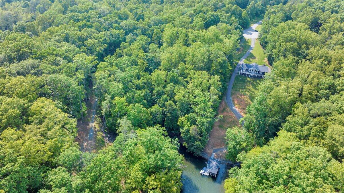 Lot 1 Windlass Road Moneta, VA 24121 - Photo 18 of 55 an aerial view of residential house with outdoor space and trees all around