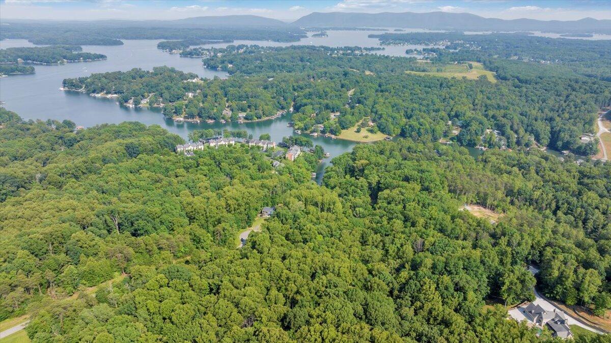 Lot 1 Windlass Road Moneta, VA 24121 - Photo 26 of 55 an aerial view of a houses with a lush green hillside