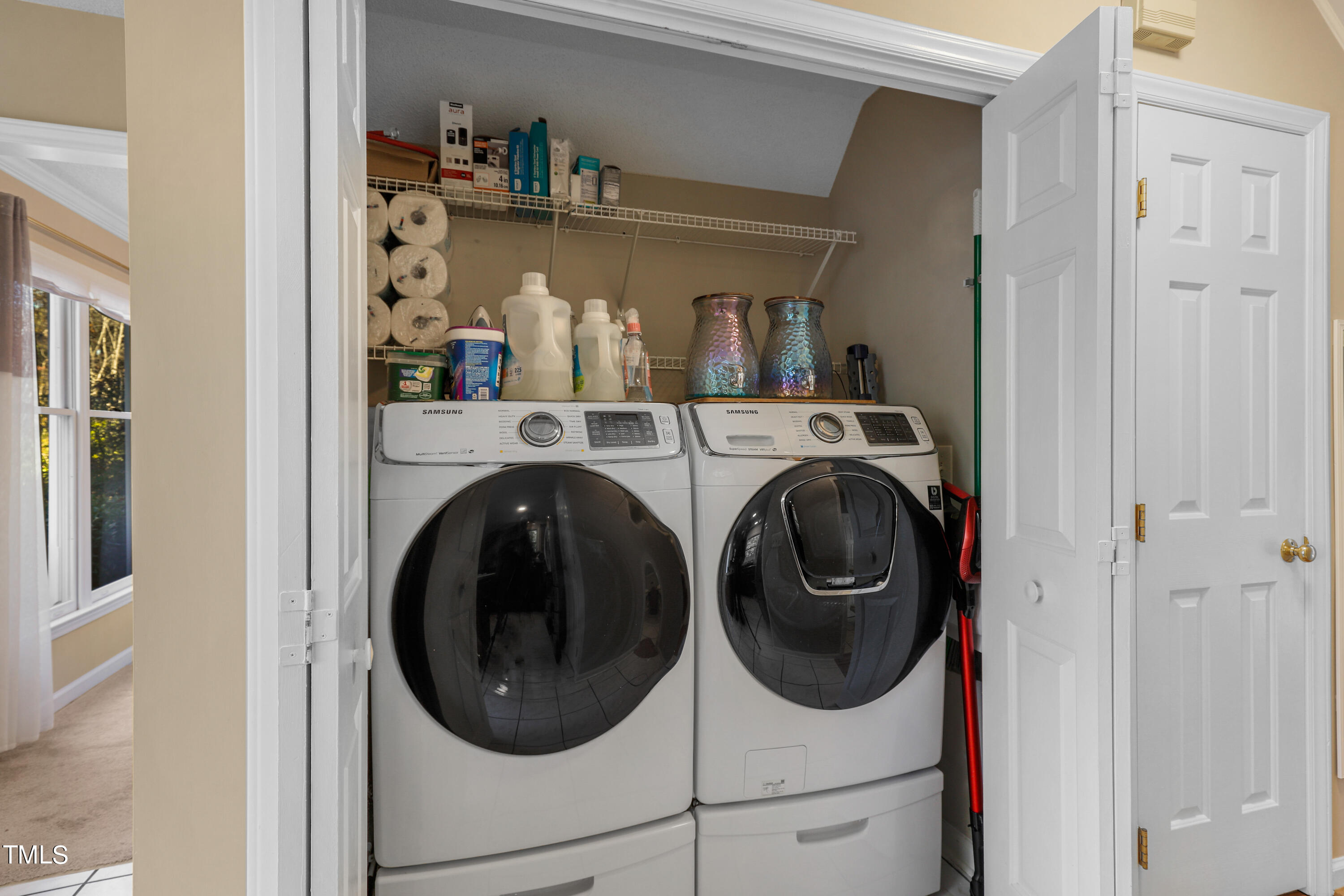 3632 Epperly Court Raleigh, NC 27616 - Photo 18 of 26 a utility room with dryer and washer