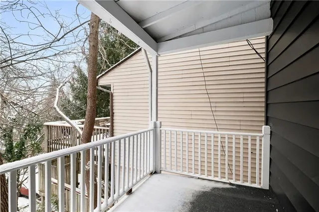 a view of road with covered with snow