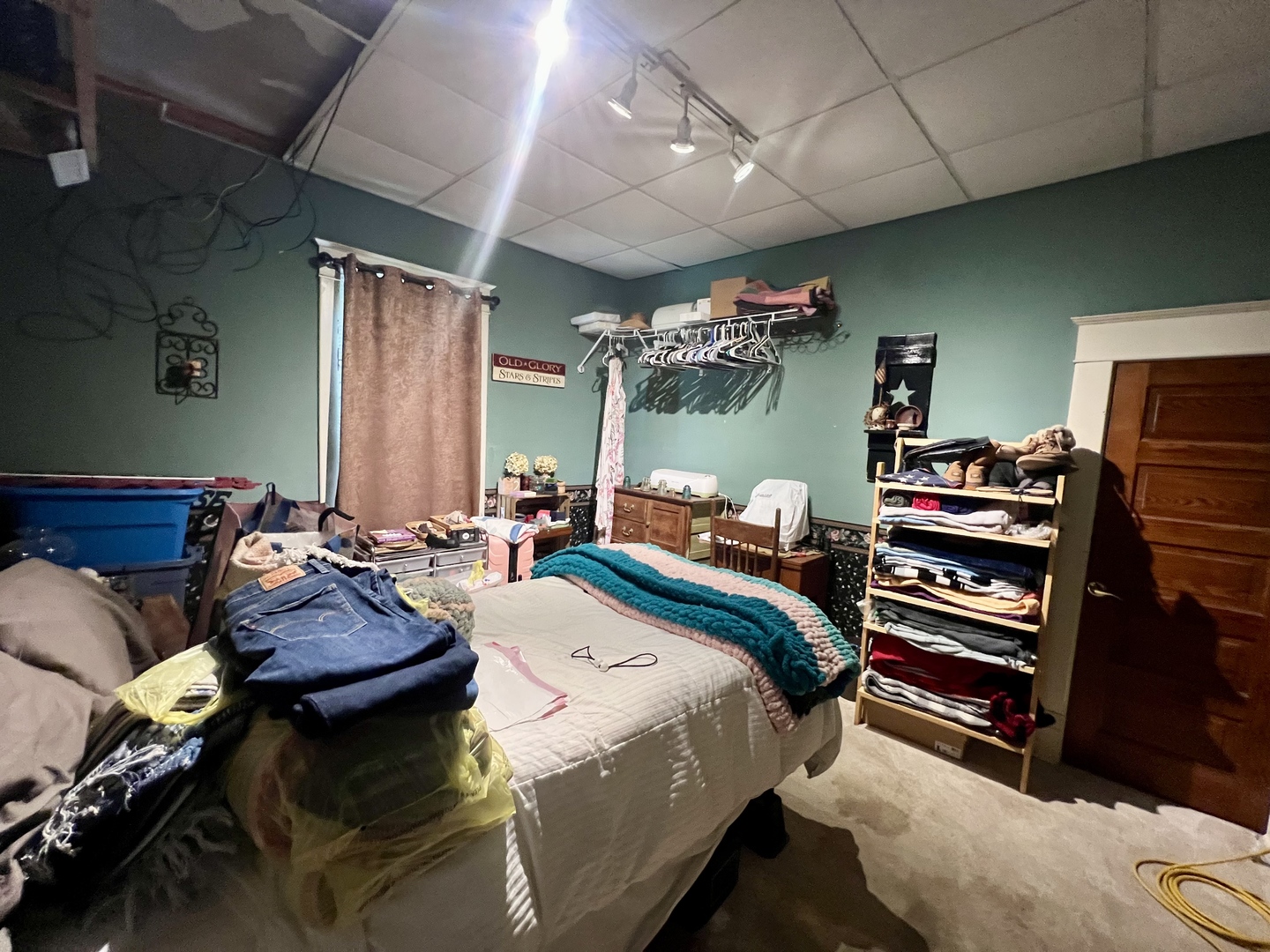 207 2nd Street Broadlands, IL 61816 - Photo 21 of 45 a bed room with a bed and a television