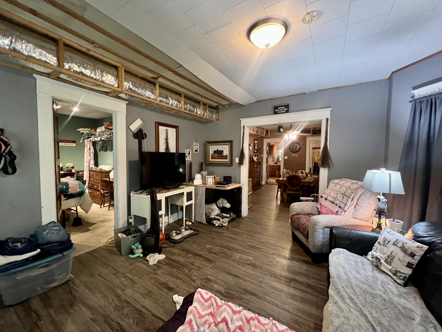 207 2nd Street Broadlands, IL 61816 - Photo 7 of 45 a living room with furniture and a flat screen tv