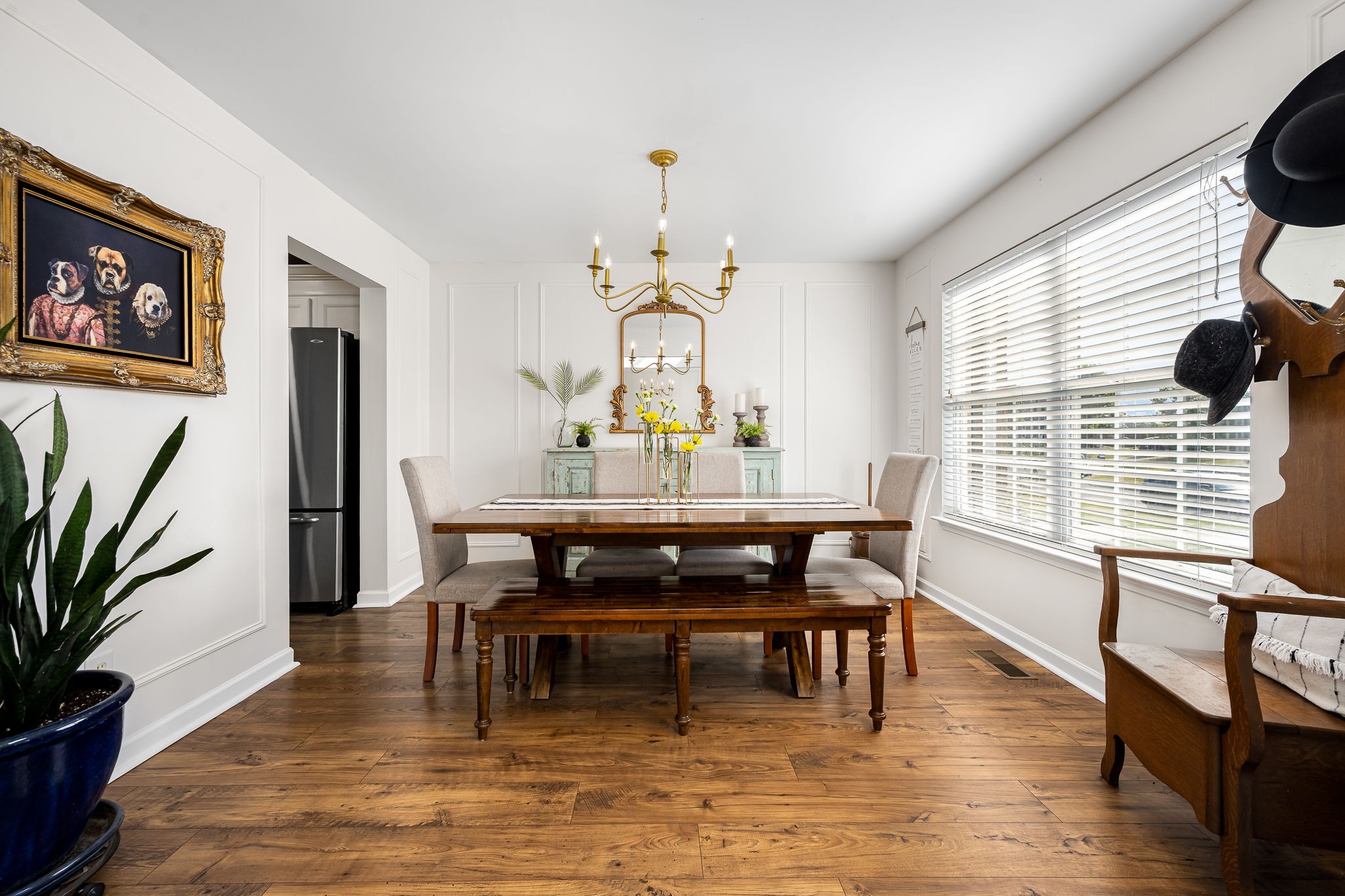 201 Nashua Court Murfreesboro, TN 37128 - Photo 12 of 79 a view of a dining room with furniture window and wooden floor