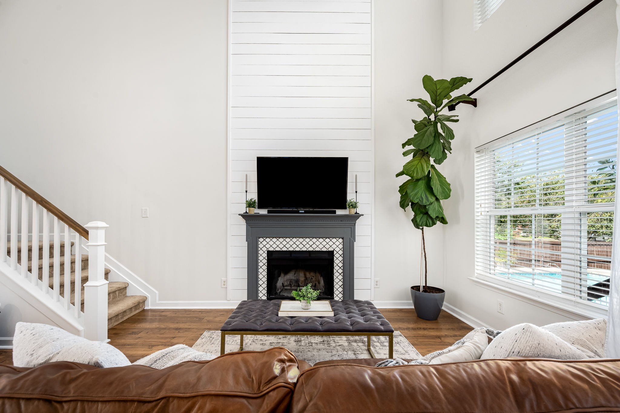 201 Nashua Court Murfreesboro, TN 37128 - Photo 21 of 79 a living room with furniture and a fireplace