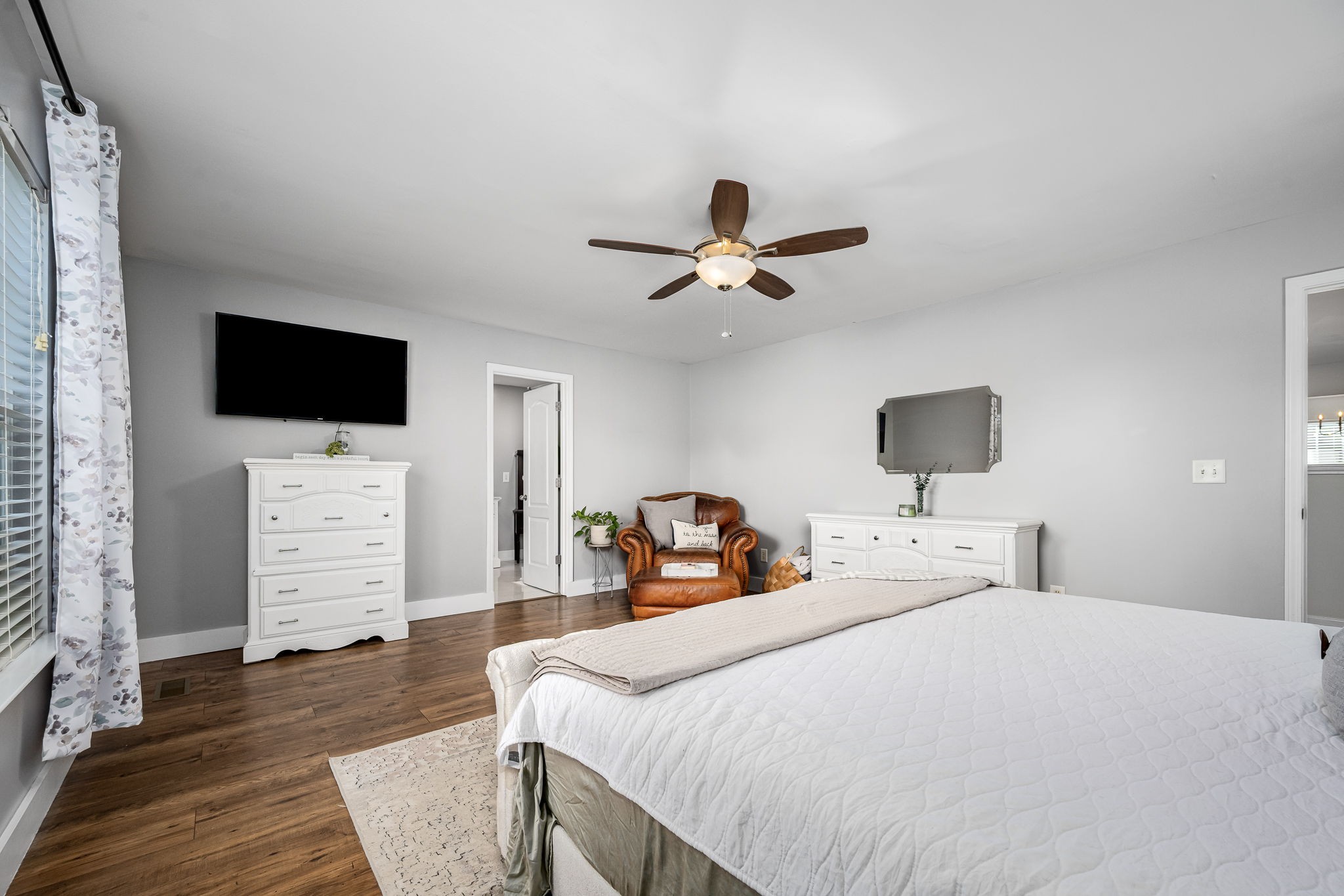 201 Nashua Court Murfreesboro, TN 37128 - Photo 29 of 79 a bedroom with a bed and a flat screen tv