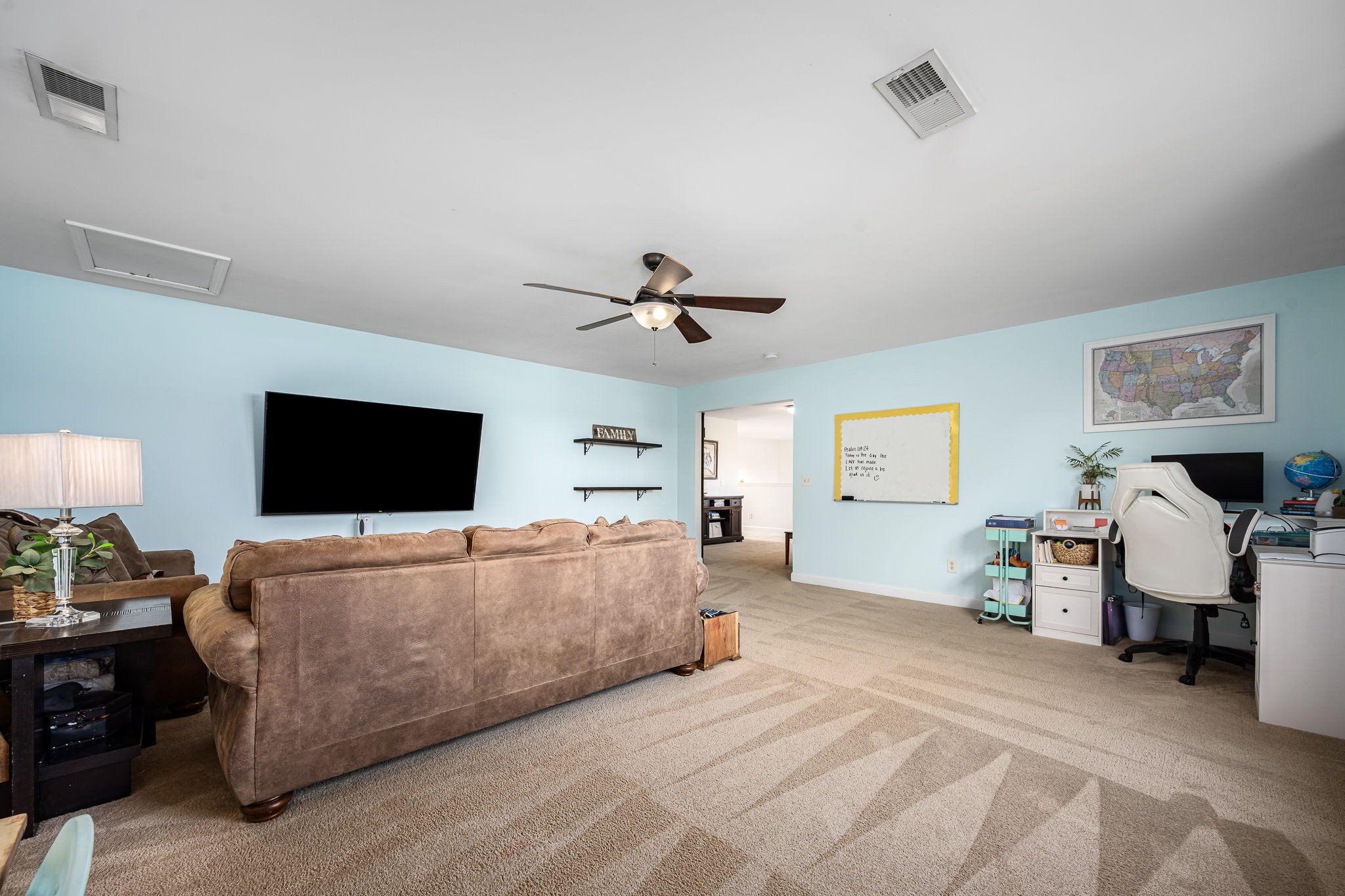 201 Nashua Court Murfreesboro, TN 37128 - Photo 43 of 79 a living room with furniture and a flat screen tv