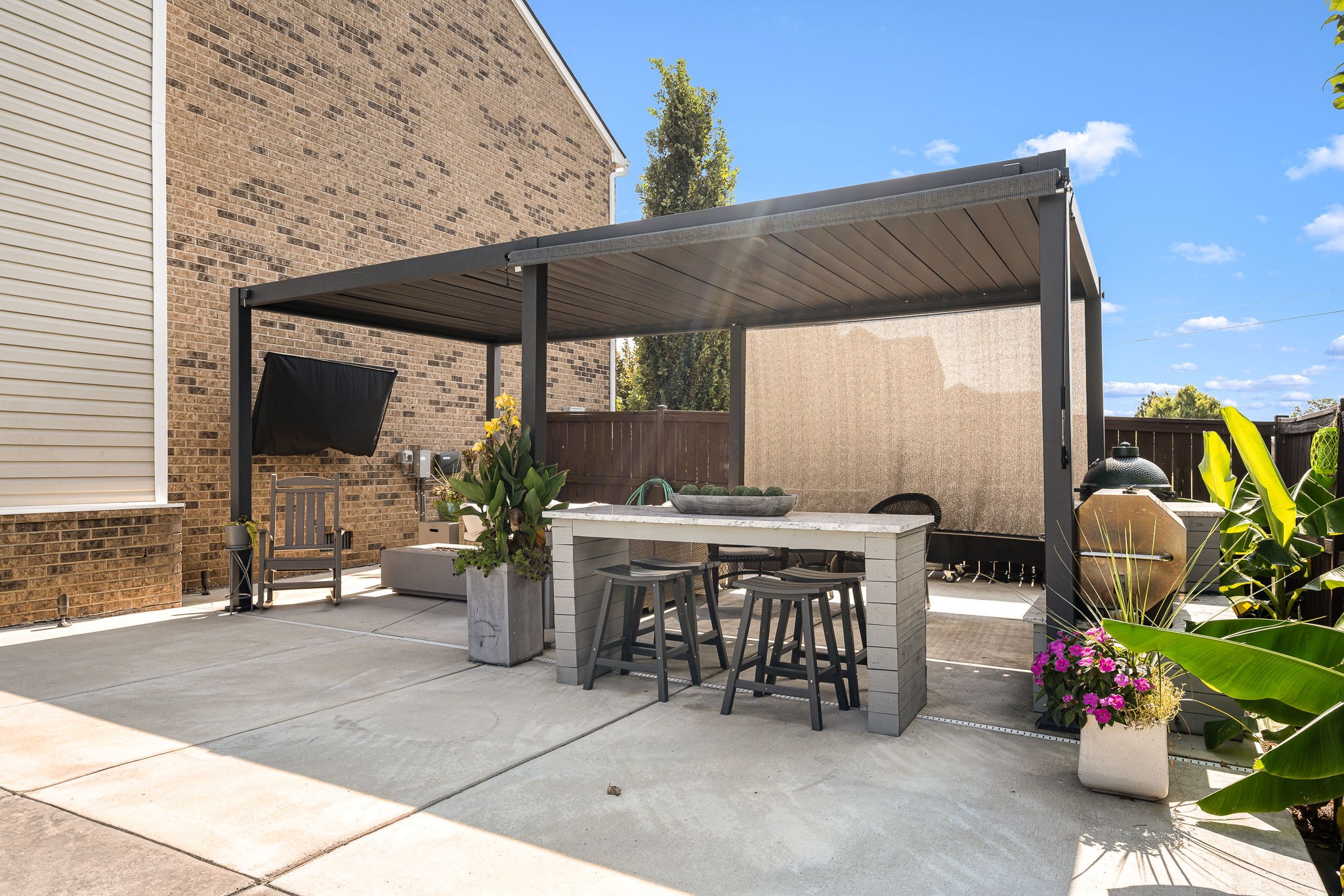 201 Nashua Court Murfreesboro, TN 37128 - Photo 56 of 79 a view of an outdoor dining space with a patio