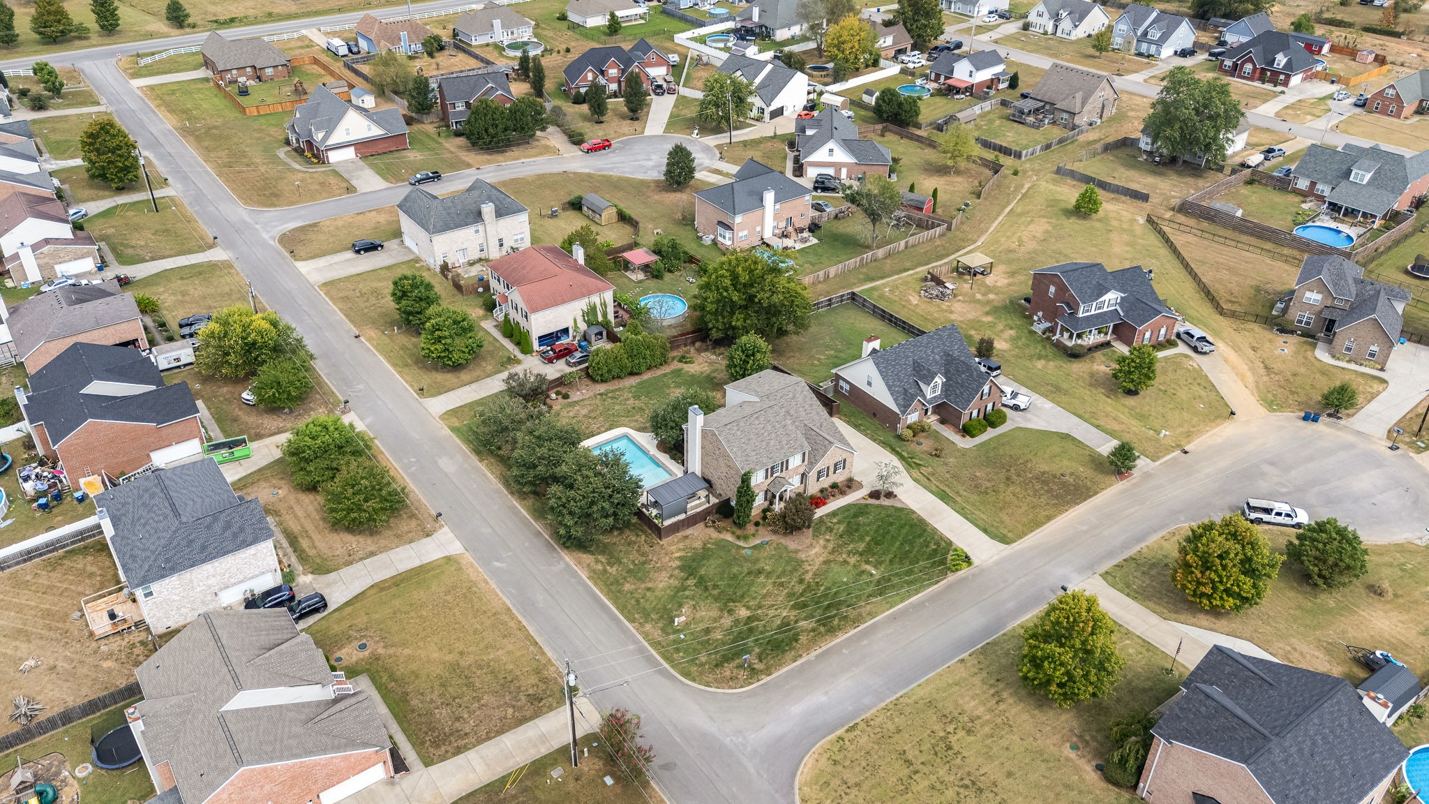 201 Nashua Court Murfreesboro, TN 37128 - Photo 73 of 79 an aerial view of residential houses with outdoor space