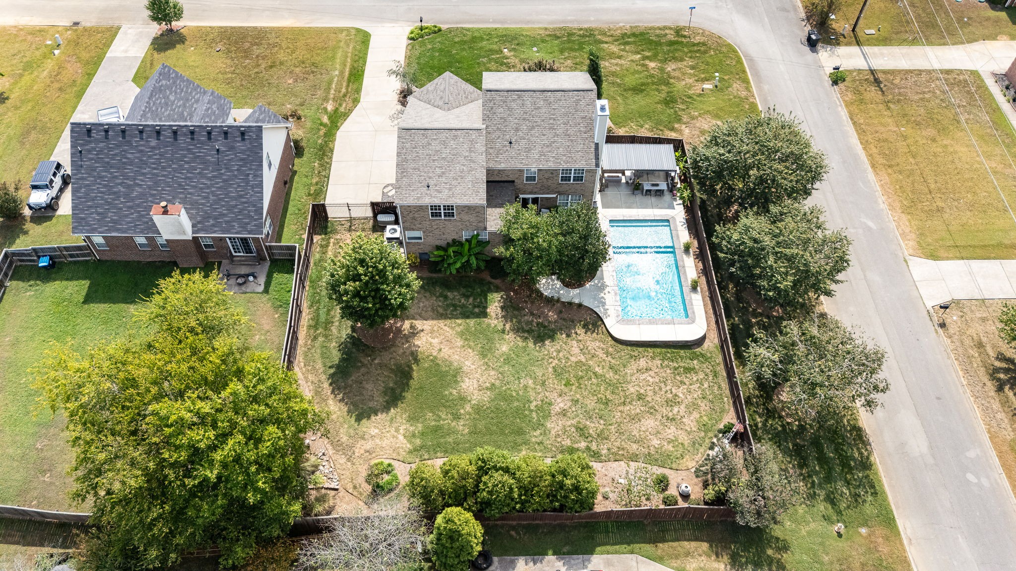 201 Nashua Court Murfreesboro, TN 37128 - Photo 74 of 79 an aerial view of a house with swimming pool