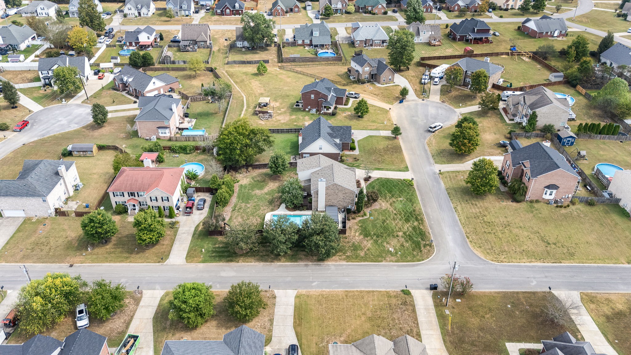 201 Nashua Court Murfreesboro, TN 37128 - Photo 76 of 79 an aerial view of residential houses with outdoor space