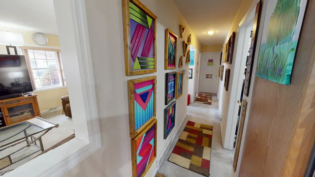 a view of a entryway