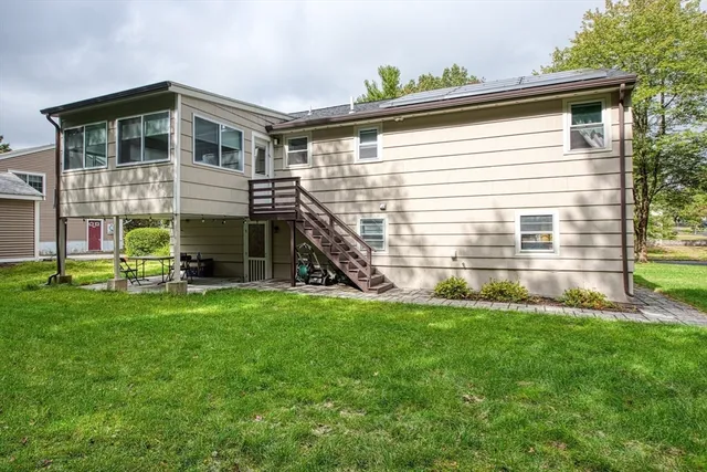 a front view of house with yard