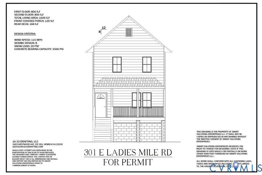 301 East Ladies Mile Road Richmond, VA 23222 - Photo 4 of 7 a view of a black and white photo of a floor plan