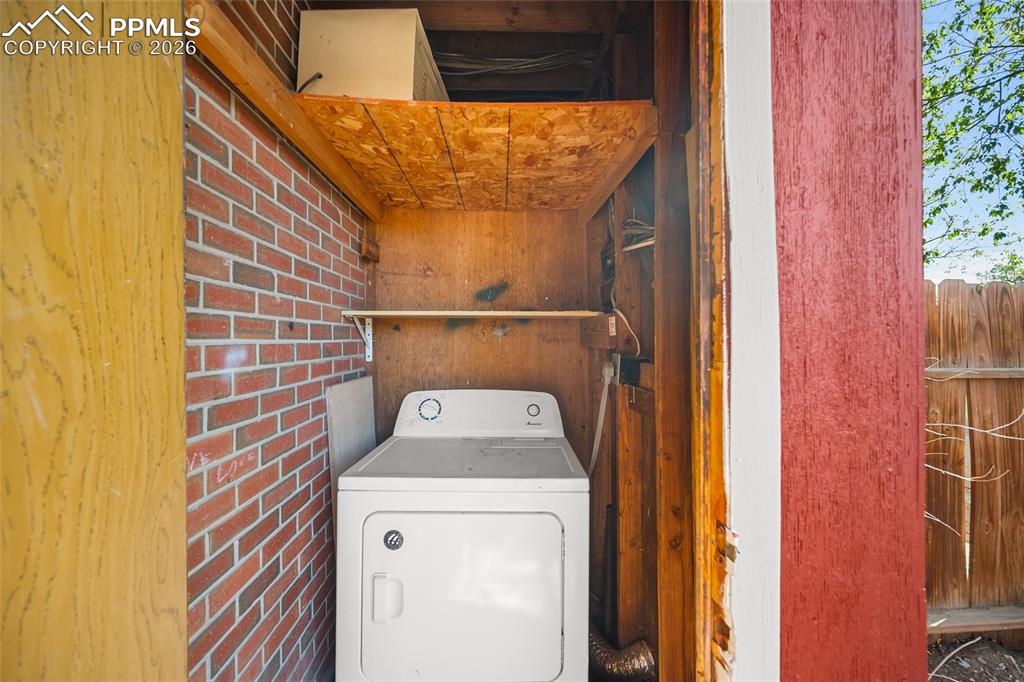 357-359 Fairway South Colorado Springs, CO 80906 - Photo 18 of 20 a utility room with dryer and washer