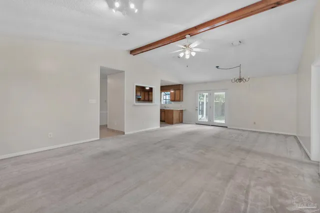 a view of empty room