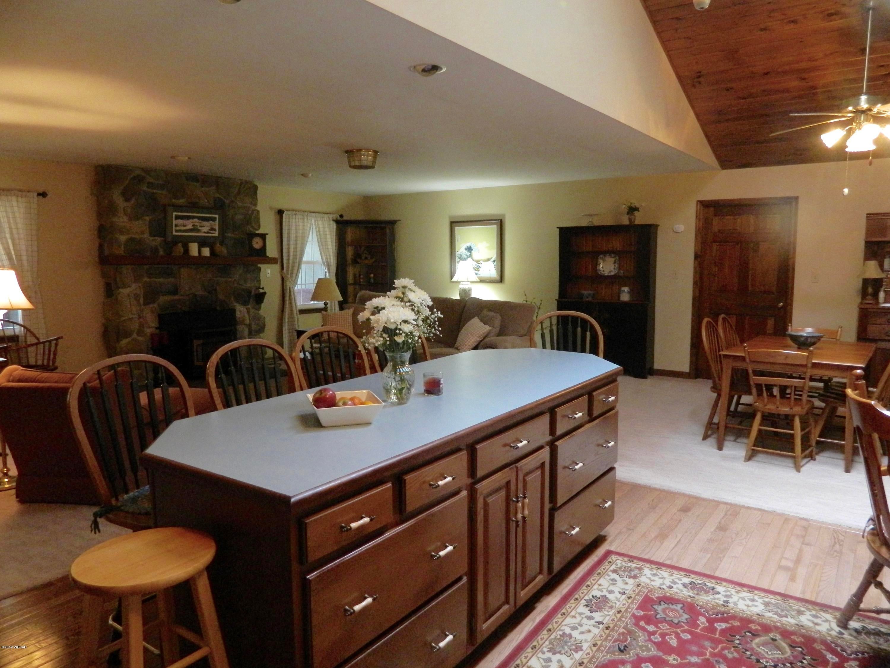 288 Rock Ledge Road Dushore, PA 18614 - Photo 14 of 42 Kitchen Island