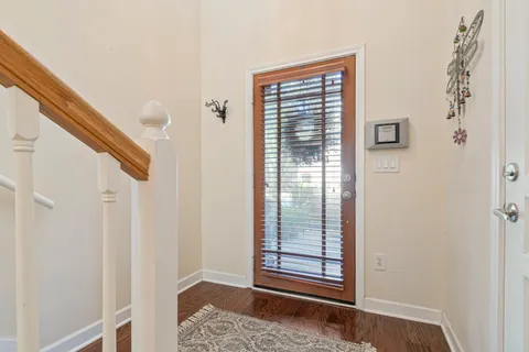 a view of an front door