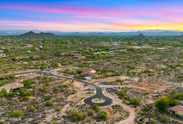 a view of a city from a balcony