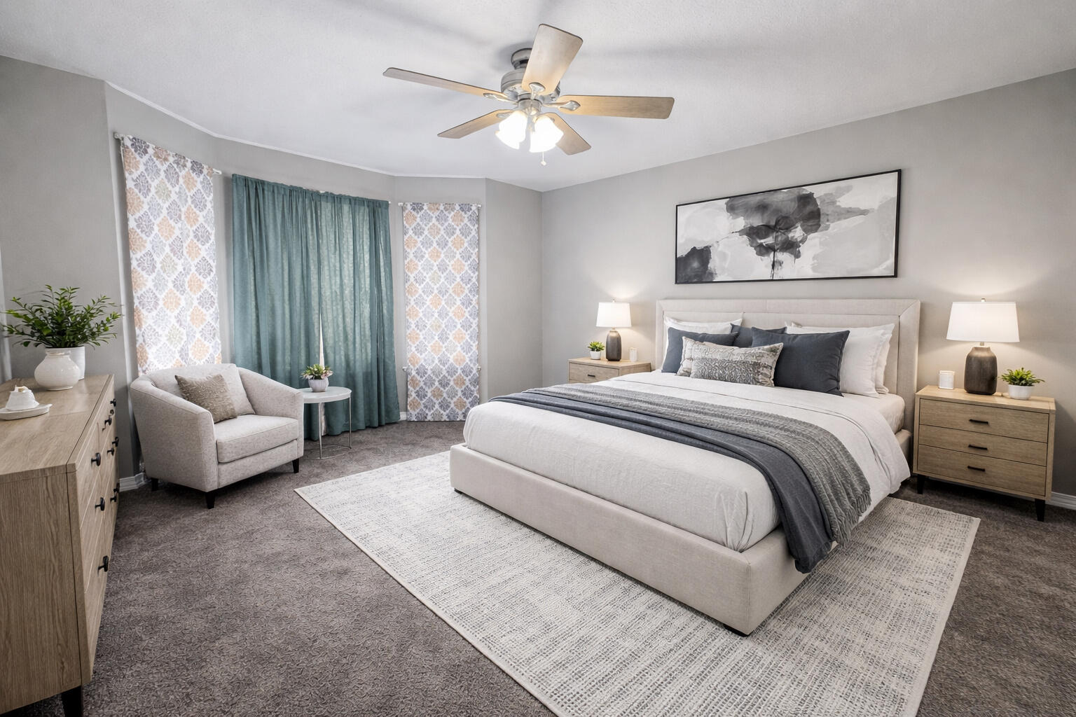 108 Beacons Bend Road Crestview, FL 32536 - Photo 13 of 20 Virtually Staged Second Bedroom/Master