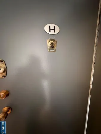 a close view of door lock