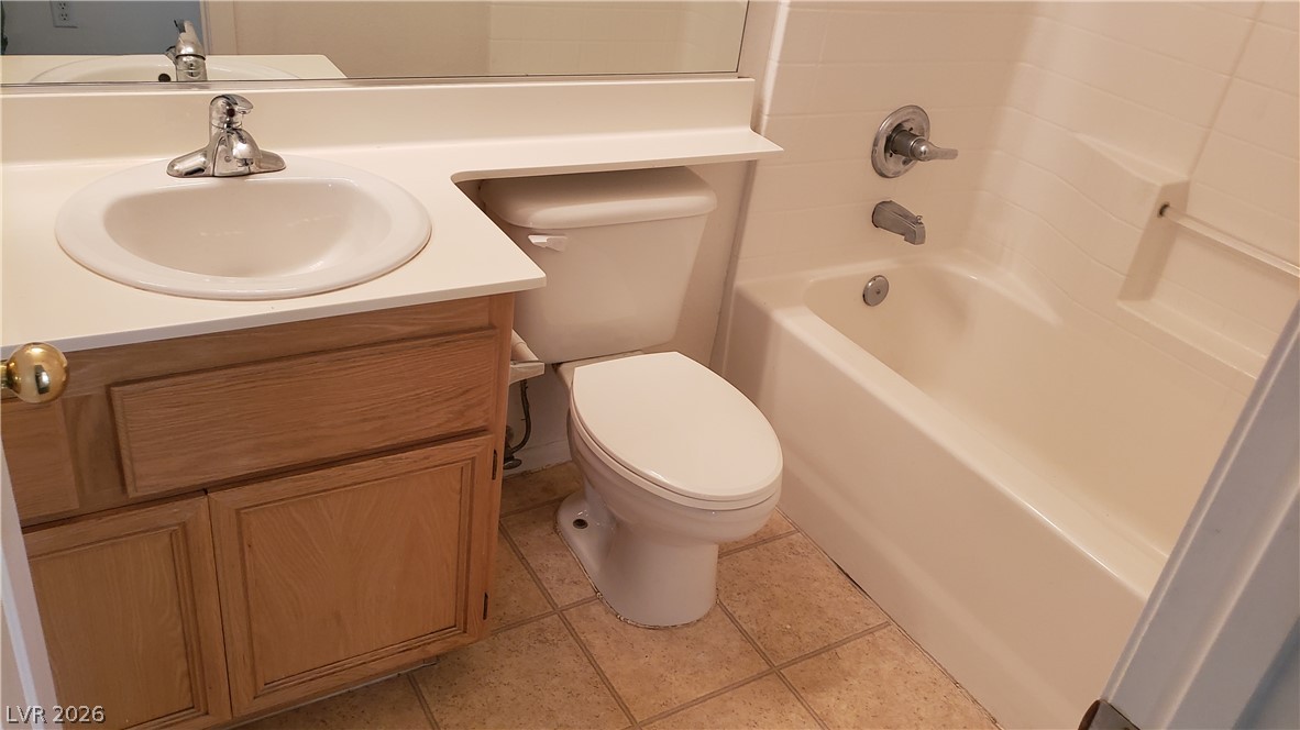 9112 Manalang Road Las Vegas, NV 89123 - Photo 47 of 50 Functional full bathroom with practical vanity and bath for everyday convenience.