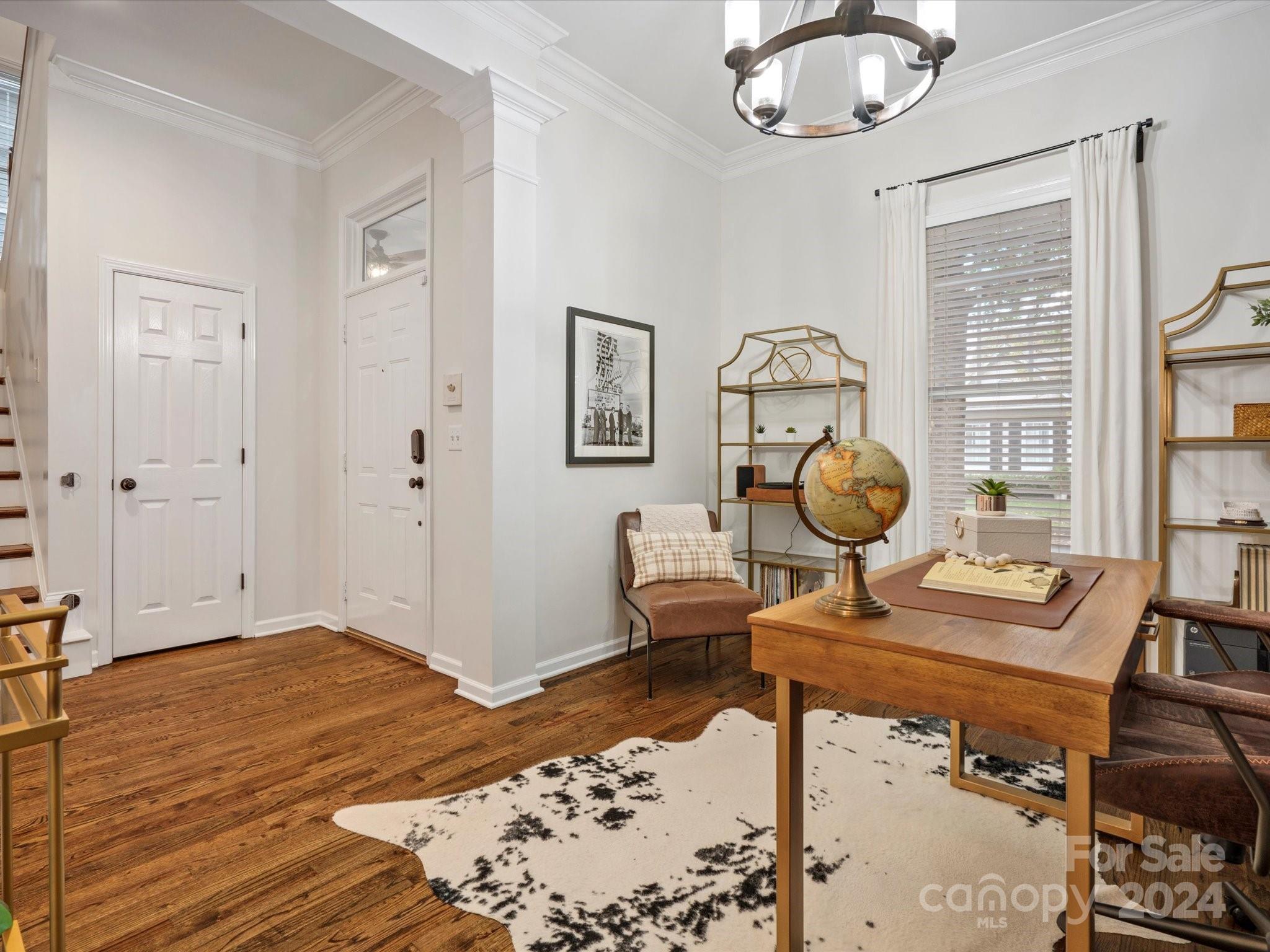 432 Third Baxter Street Fort Mill, SC 29708 - Photo 12 of 48 a view of workspace with wooden floor