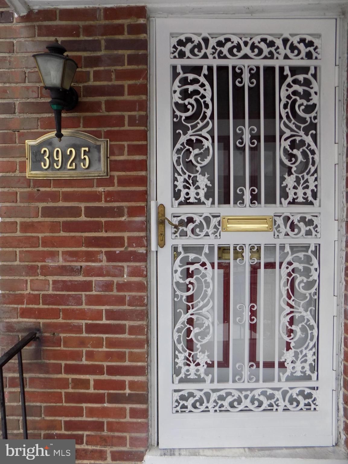 a view of front door