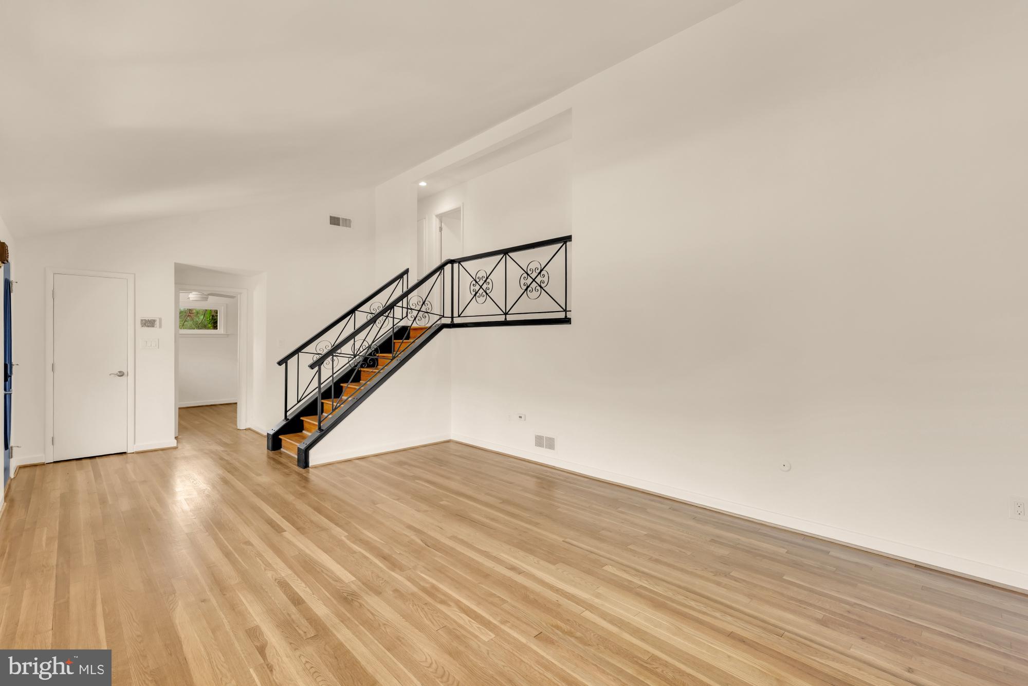 Living Room view of Main bed staircase or office