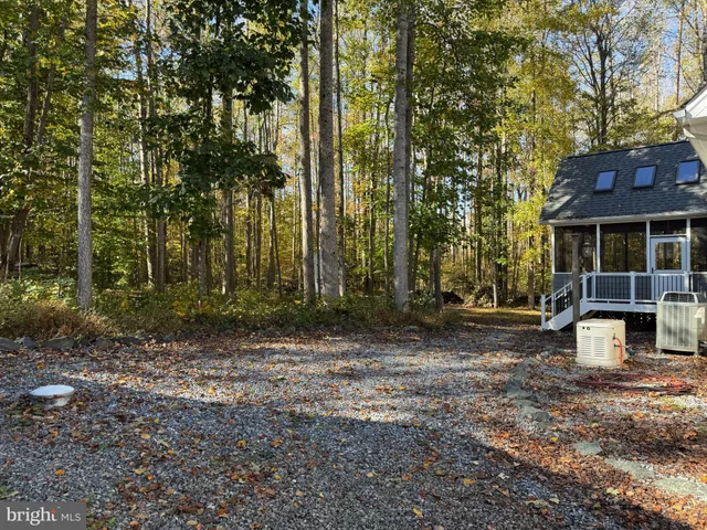 a view of road with trees